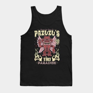 Pazuzu Tiki Bar - Creepy Cute Exorcist Demon - Hawaii Island Vacation Tank Top